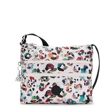 Kipling Alvar Printed Çapraz Askılı Çanta Beyaz Renkli | TR 2144SG